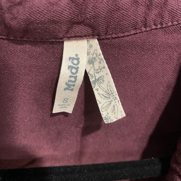 Mudd - Long Sleeve Button Down - Burgundy - Small - Picture 3 of 3